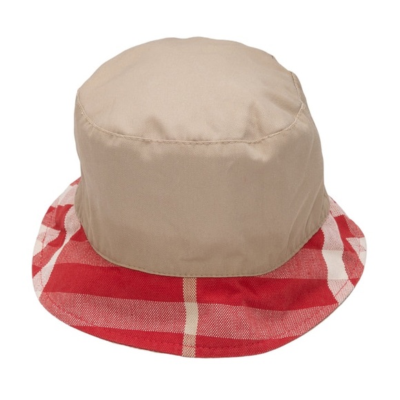 BURBERRY NOVA CHECK-TRIMMED BUCKET HAT - Picture 2 of 5